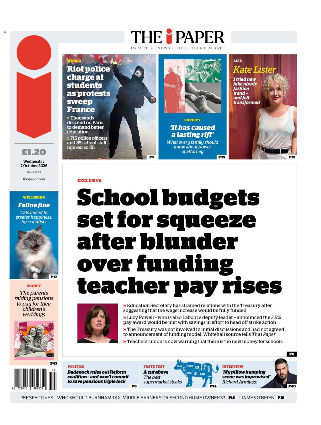 Front page sample for 2026-10-07