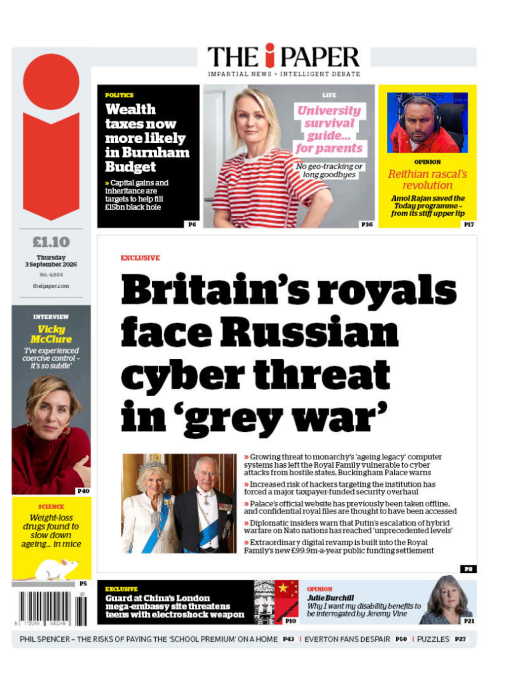 Front page sample for 2026-09-03