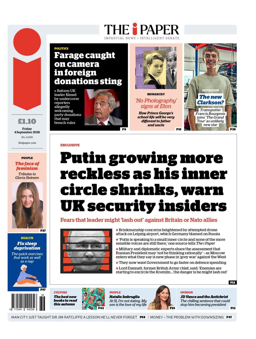 Front page sample for 2026-09-04