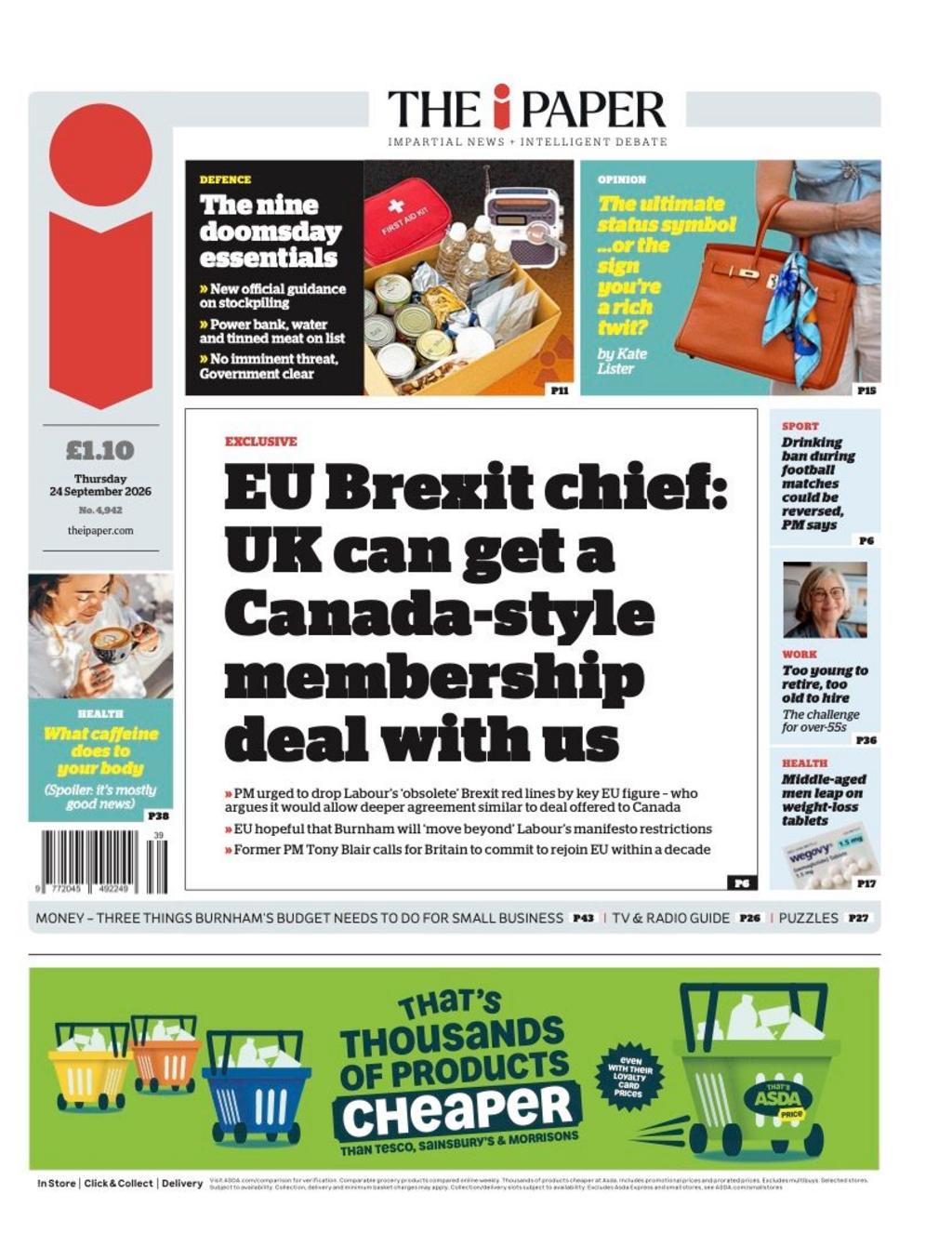 Front page sample for 2026-09-24