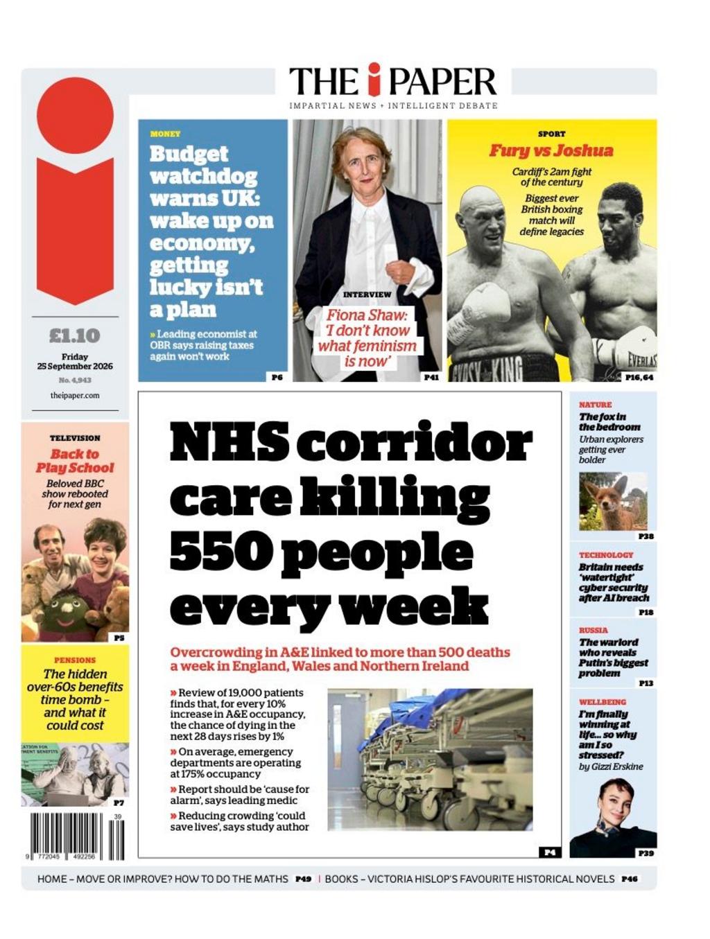 Front page sample for 2026-09-25