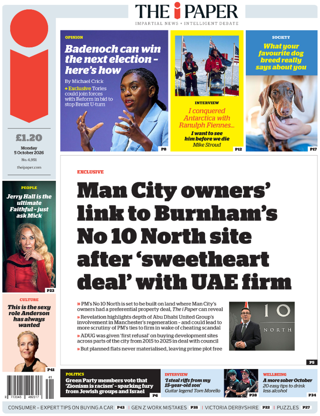 Front page sample for 2026-10-05