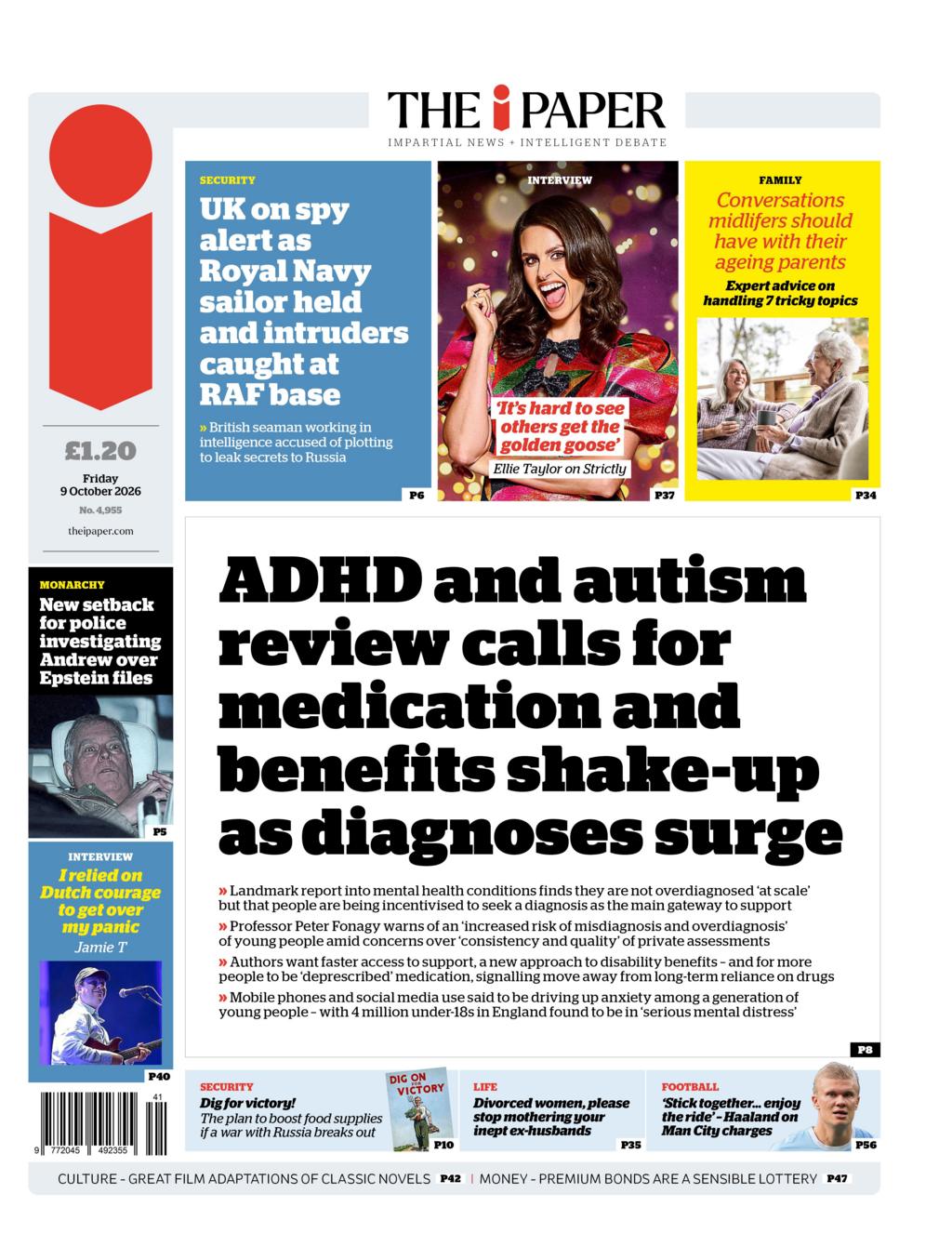 Front page sample for 2026-10-09