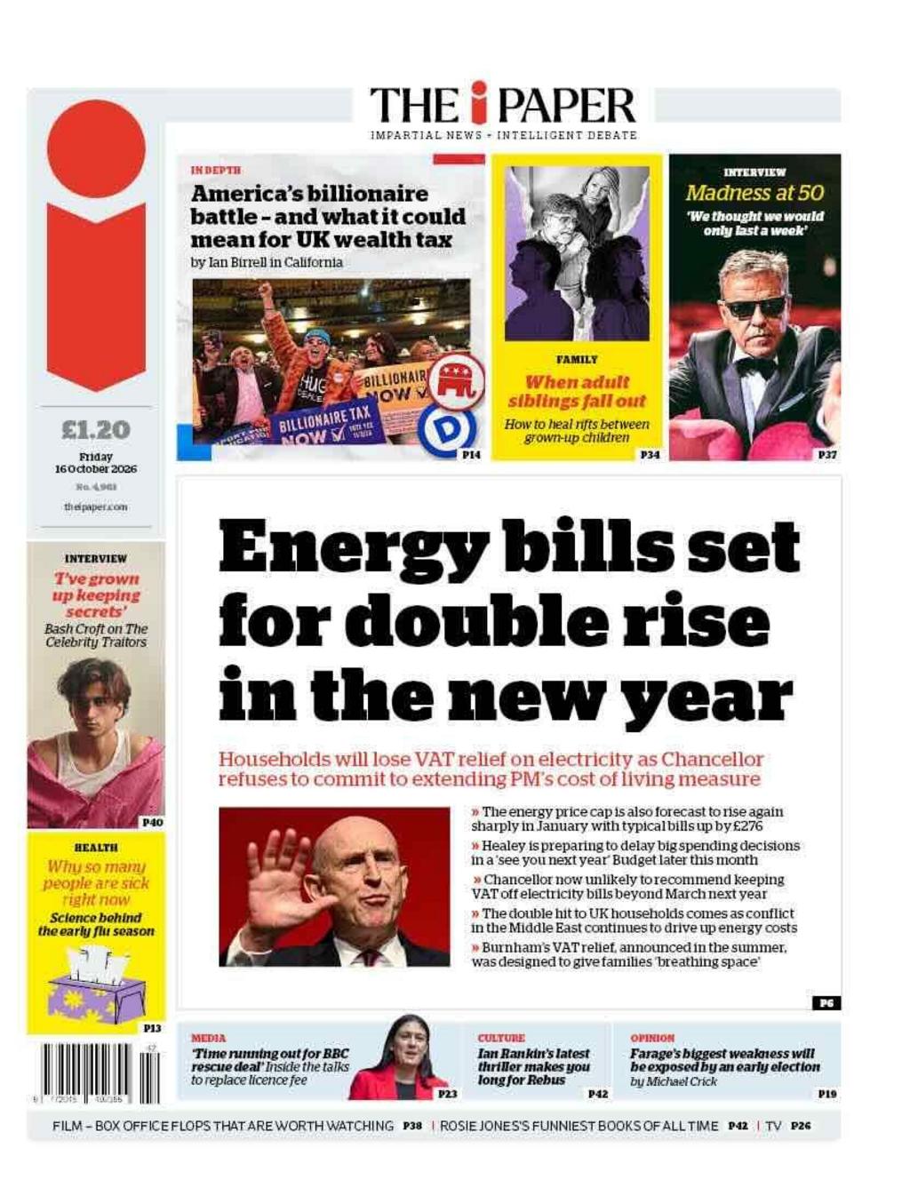 Front page sample for 2026-10-16